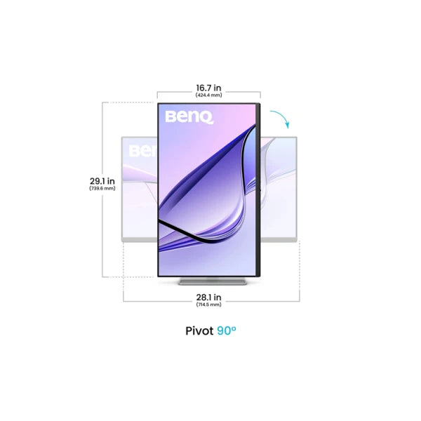 BenQ MA320U for MacBook 31.5" 4K UHD 5ms 2xHDMI USB/USB-C Built-in Speaker - 9H.LMXLB.QBE