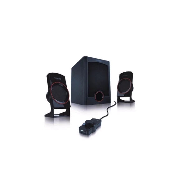 2.1: Microlab M-111 2.1 დინამიკები 12W შავი