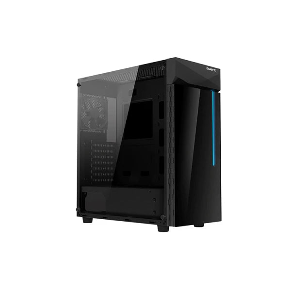 Gigabyte C200 GLASS RGB Light 1x120mm Fan Mid Tower Black