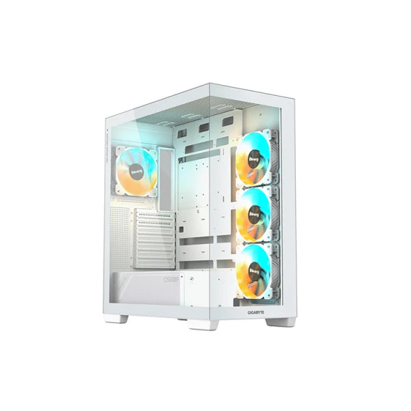 Gigabyte C500 PANORAMIC STEALTH ICE 4x120mm ARGB Fans Mid Tower White - C500PI ST
