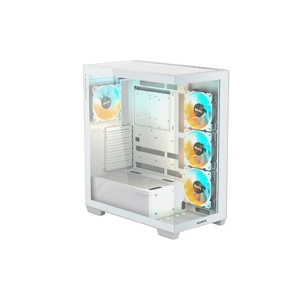 Gigabyte C500 PANORAMIC STEALTH ICE 4x120mm ARGB Fans Mid Tower White - C500PI ST