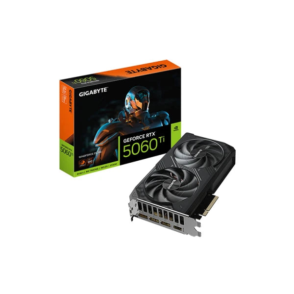 Gigabyte GeForce RTX5060 Ti WINDFORCE 8GB 128-Bit GDDR7 - GV-N506TWF2-8GD