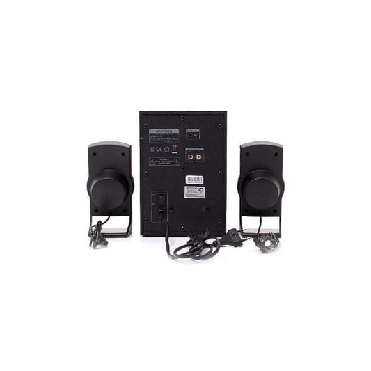 2.1: Microlab M-111 2.1 Speakers 12W Black