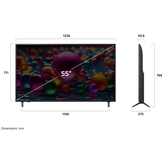 TV 55"(140cm)/ 55UA75009LA.AMCN