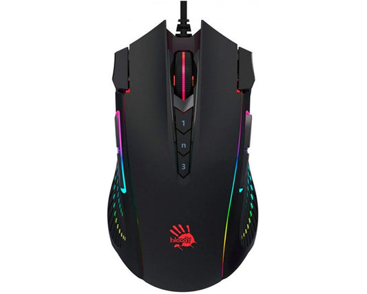 A4tech Bloody J90s 2-FIRE RGB Gaming Mouse Stone Black