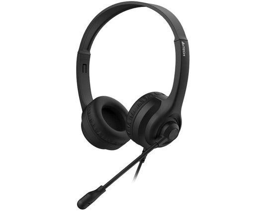 A4tech HU-8 USB Stereo Headset With Mic Black