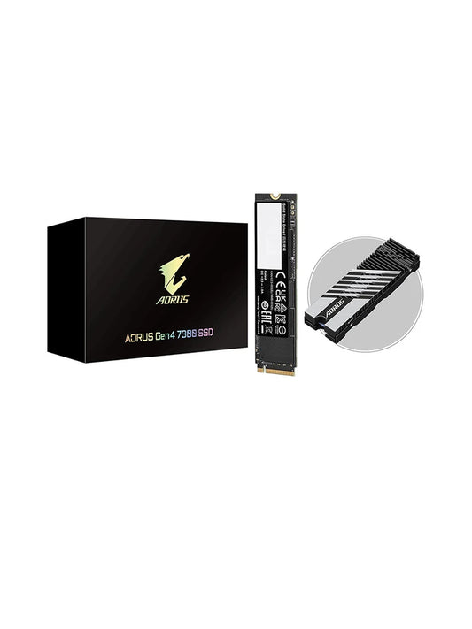 Gigabyte AORUS Gen4 7300 SSD 2TB M.2 PCIe - AG4732TB G10