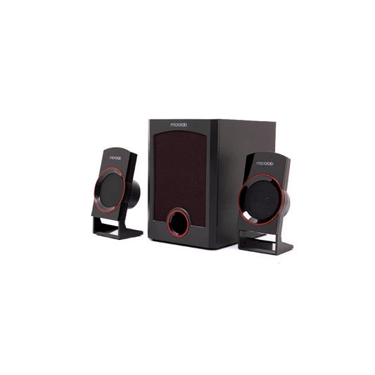 2.1: Microlab M-111 2.1 Speakers 12W Black