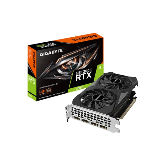 Gigabyte GeForce RTX3050 WINDFORCE OC V2 6GB 96-Bit GDDR6 - GV-N3050WF2OCV2-6GD