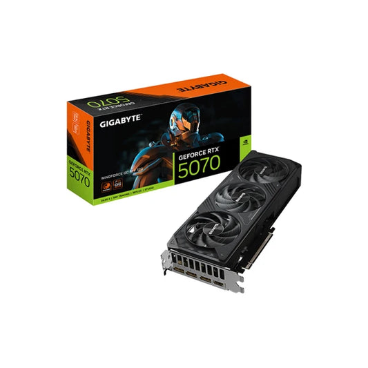 Gigabyte GeForce RTX5070 WINDFORCE OC SFF 12GB 192-Bit GDDR7 - GV-N5070WF3OC-12GD